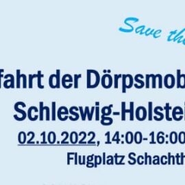 Sternfahrt der Dörpsmobile Schleswig-Holsteins am 2.10.2022