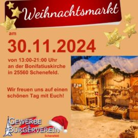 Weihnachtsmarkt 2024 am Samstag 30.11.2024