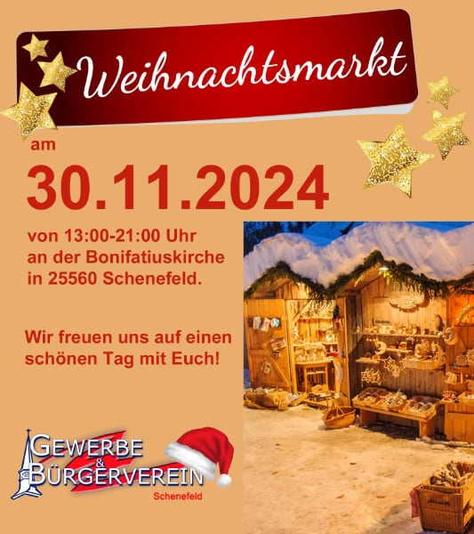 Weihnachtsmarkt 2024 Ankündigung