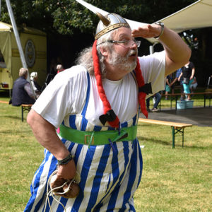 Obelix sucht Römer / Foto: Susanne Golnick 2017